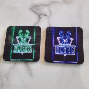 Milwaukee Bucks 2 Pack Coasters